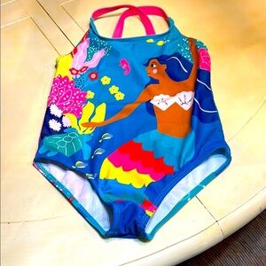 Girls 4-5Y one piece bathing suit NWOT
